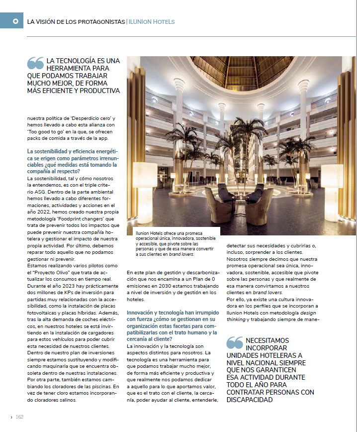 Intervención de Beatriz Miguel en REVISTA HOSTELERIA