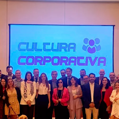 Photo from the corporate culture conference at ILUNION Málaga.