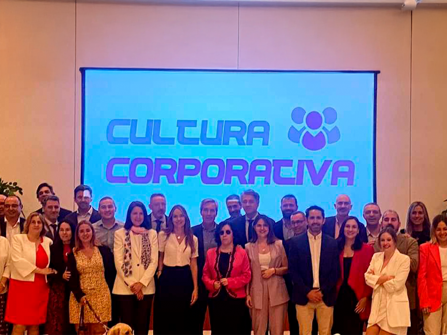 Photo from the corporate culture conference at ILUNION Málaga.