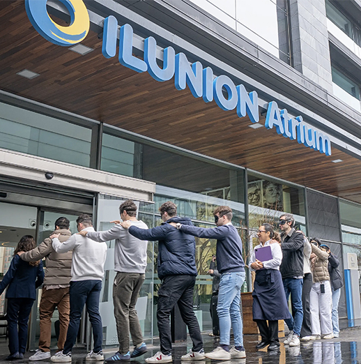 Entrance of the ILUNION Atrium Hotel