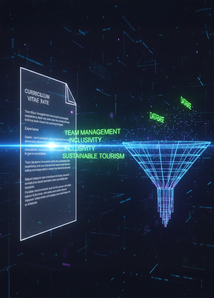 Balanza suspendida en el aire contra un cielo al atardecer. En un lado, un avión de juguete con dos billetes representa el transporte aéreo; en el otro, un globo terráqueo cubierto de musgo con hojas verdes simboliza la sostenibilidad ambiental. Ambos lados están equilibrados, transmitiendo una metáfora visual sobre el equilibrio entre movilidad moderna y responsabilidad ecológica. La imagen es ideal para comunicar transición energética, turismo responsable o políticas institucionales de sostenibilidad.